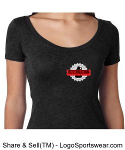 Womens Scoop RBW Logo Shirt Design Zoom